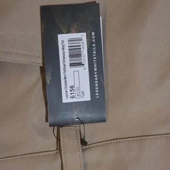 Legendary Whitetails Pathfinder Performance Hiking Pants 40x30 Flint NWT MSRP$60 - Picture 7 of 9